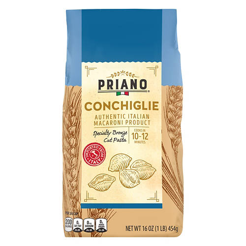Priano Bronze Cut Conchiglie, 1 lb
